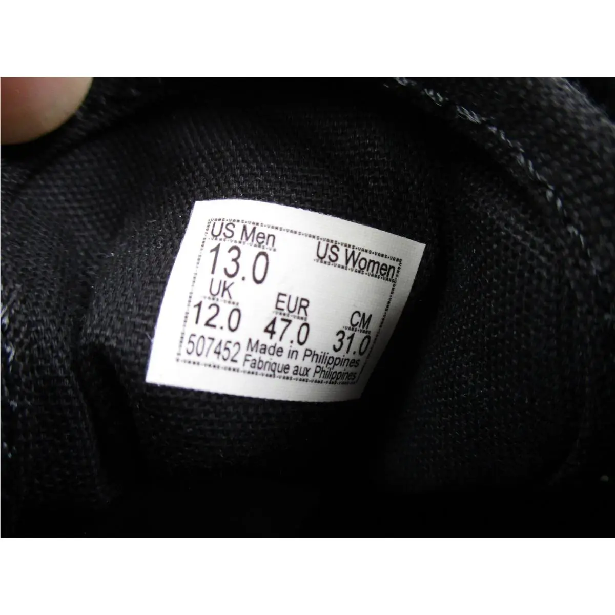 Vans shoes - Vans Lx Authentic Reissue 44 - VN0007QZBKA - Black 9