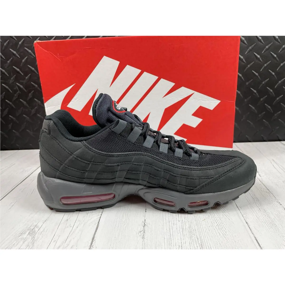Nike shoes - Nike Air Max 95 - Air Max - DV5672-001 - BLACK/GREY/RED (UPC: 0195870891527) 8