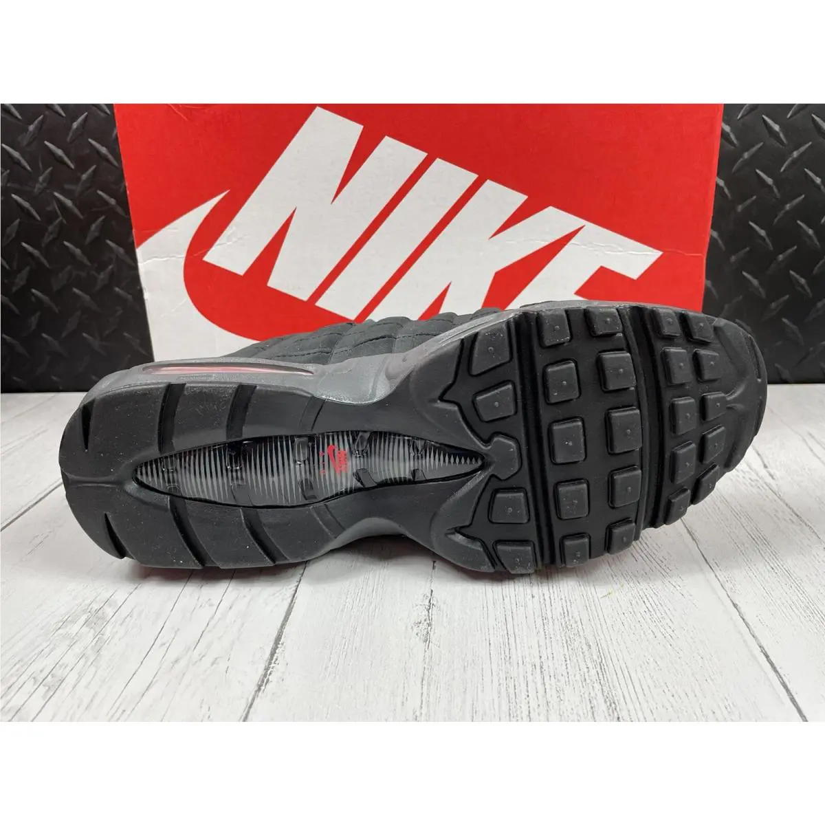 Nike shoes - Nike Air Max 95 - Air Max - DV5672-001 - BLACK/GREY/RED (UPC: 0195870891527) 9