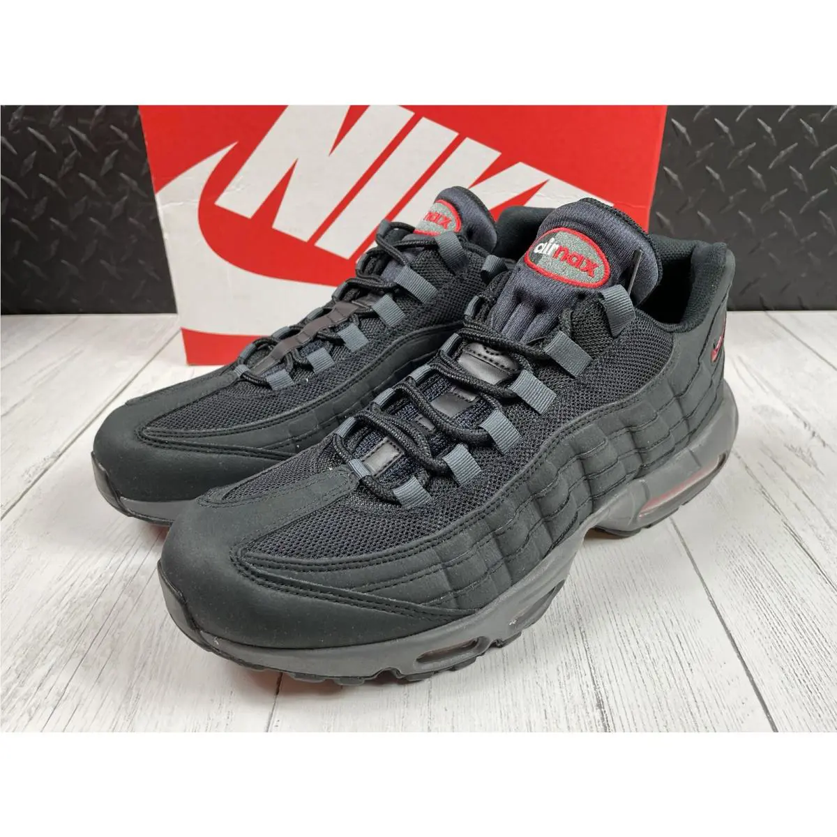Nike shoes - Nike Air Max 95 - Air Max - DV5672-001 - BLACK/GREY/RED (UPC: 0195870891527) 3