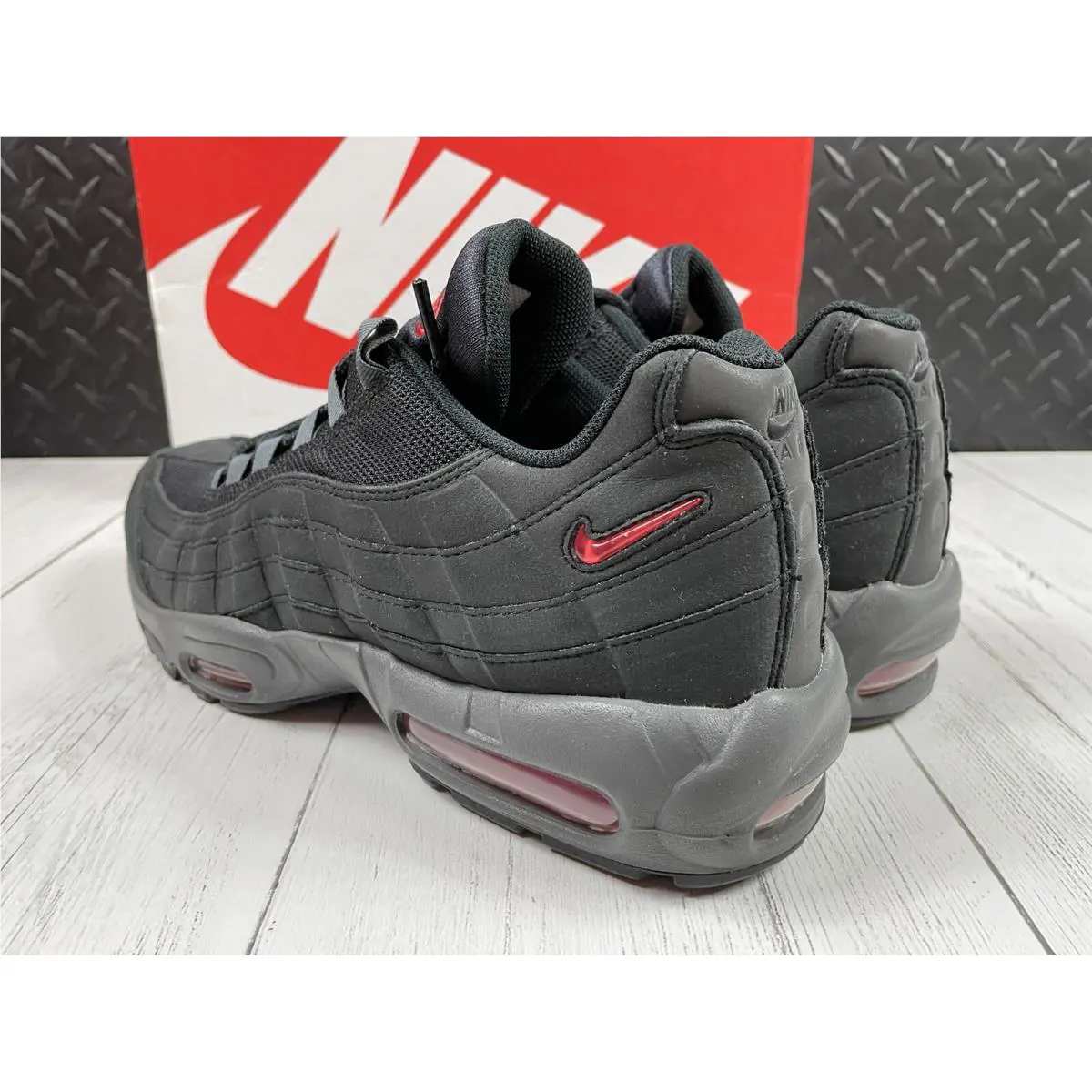Nike shoes - Nike Air Max 95 - Air Max - DV5672-001 - BLACK/GREY/RED (UPC: 0195870891527) 6