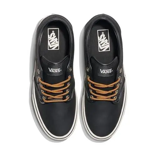 Vans shoes - va 327 l 68 x - VA327L68X_Black - leather black marshmallow (UPC: 190284676517) 3