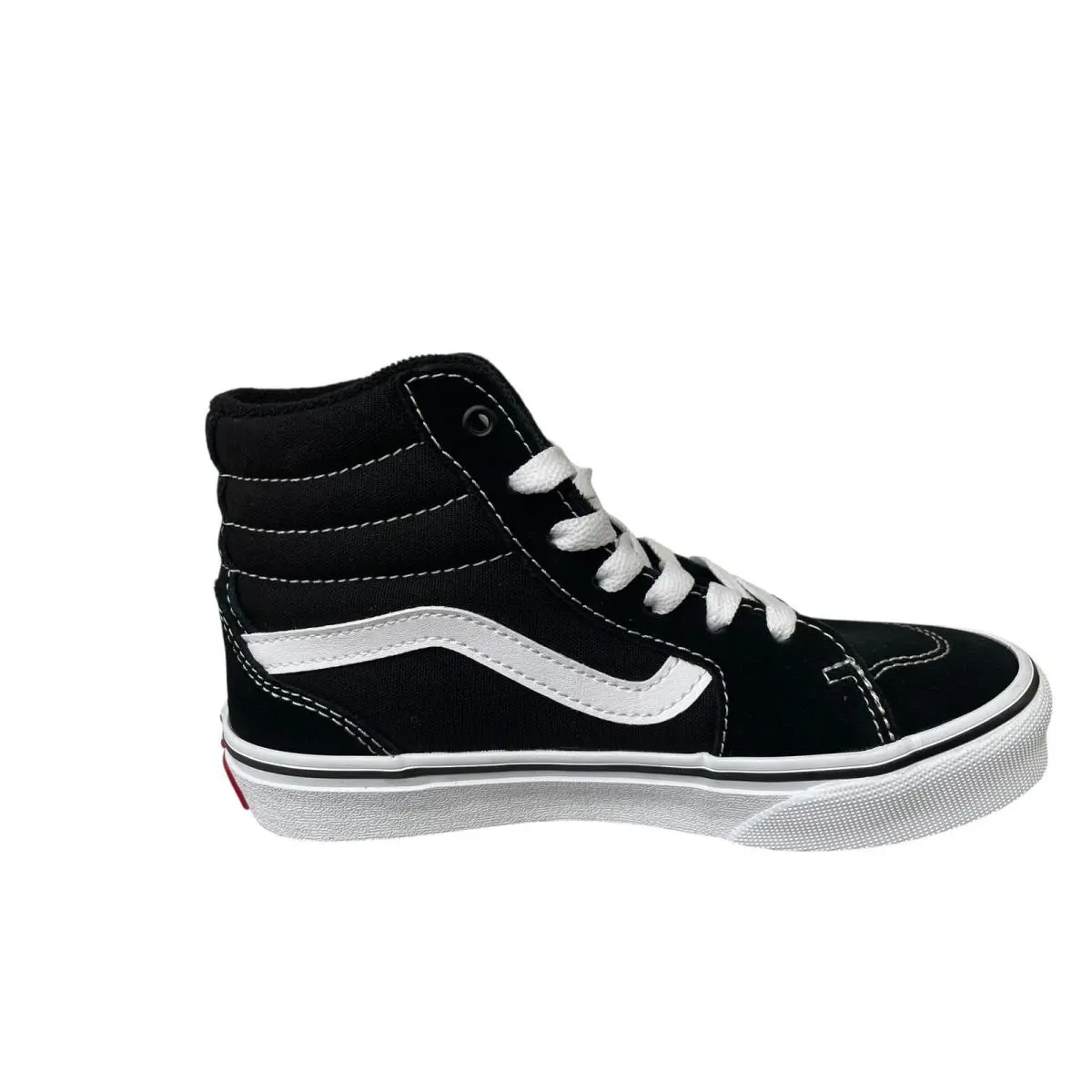 Vans Youth Kid Sneaker Hi Top Filmore Hi VN0A5HZDIJU Black White Size 1 - Black