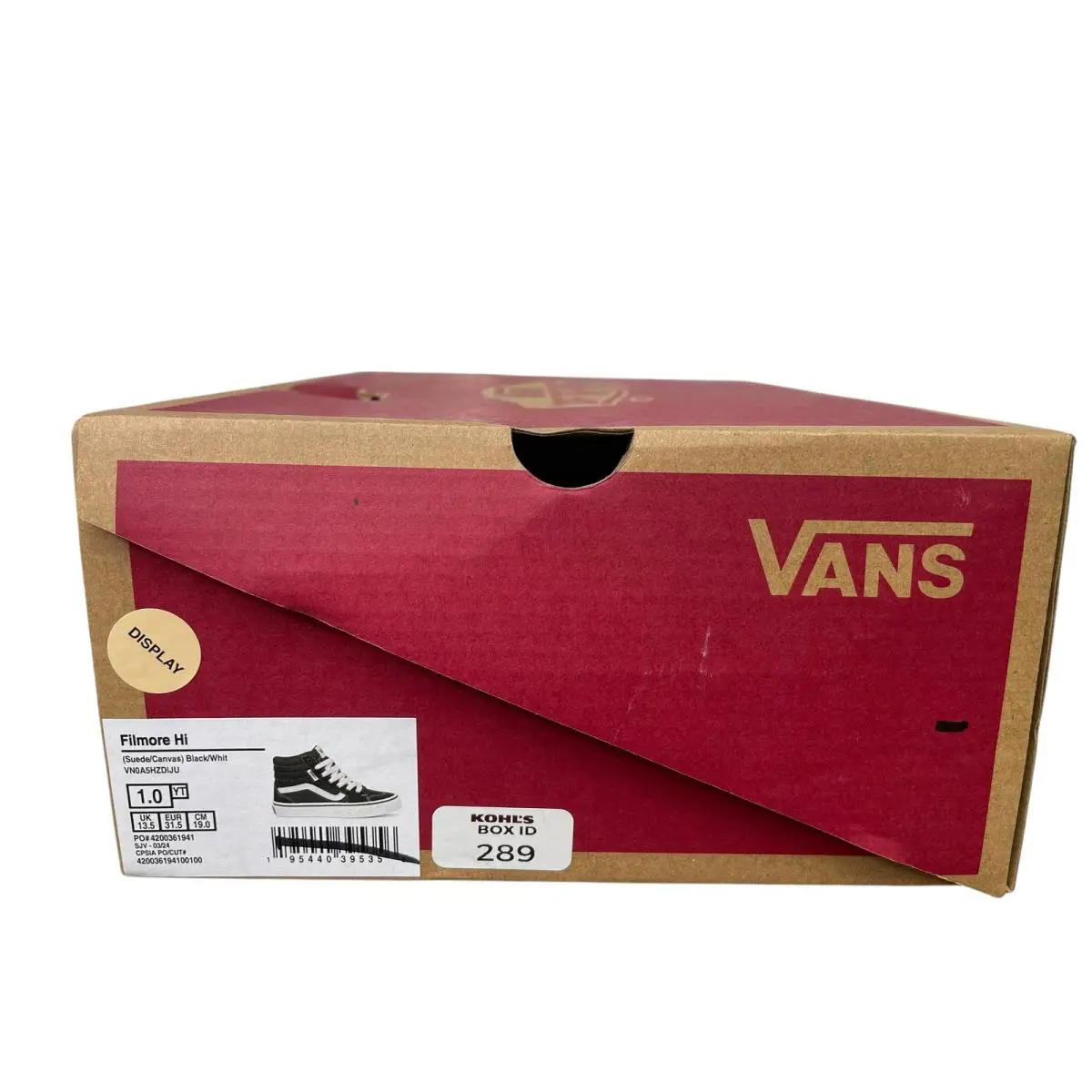 Vans shoes - Vans Filmore Hi - Filmore - VN0A5HZDIJU1 - Black (UPC: 195440395356) 7