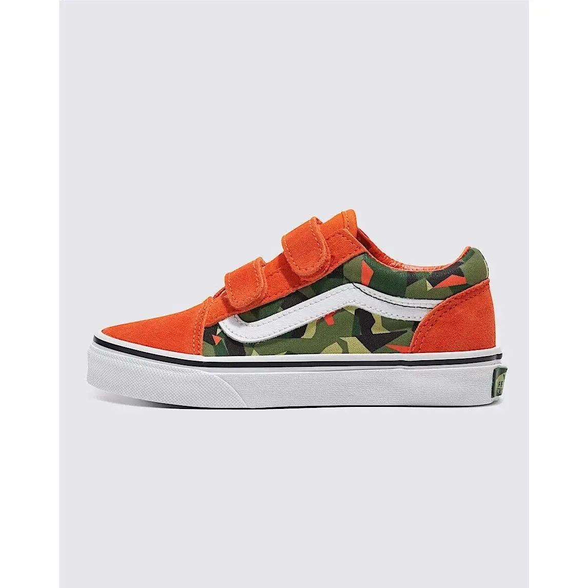 Vans Old Skool Pre School Kids_geo Camo ORANGE_VN000VHEBIV