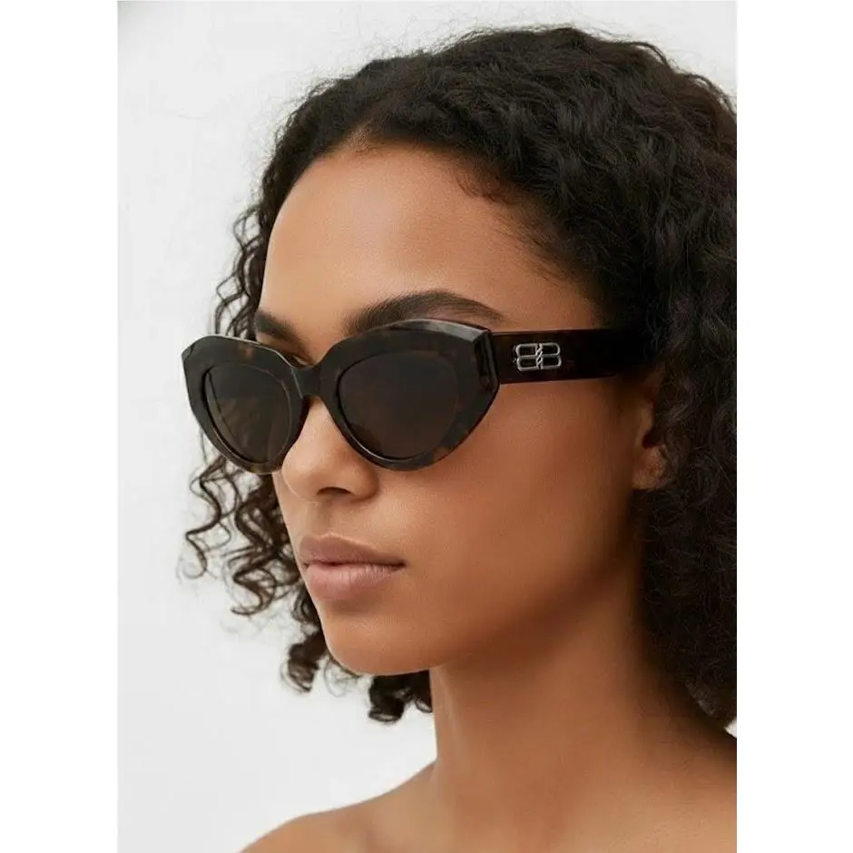 Balenciaga Women 52mm Cat Eye Sunglasses Havana Havana Brown
