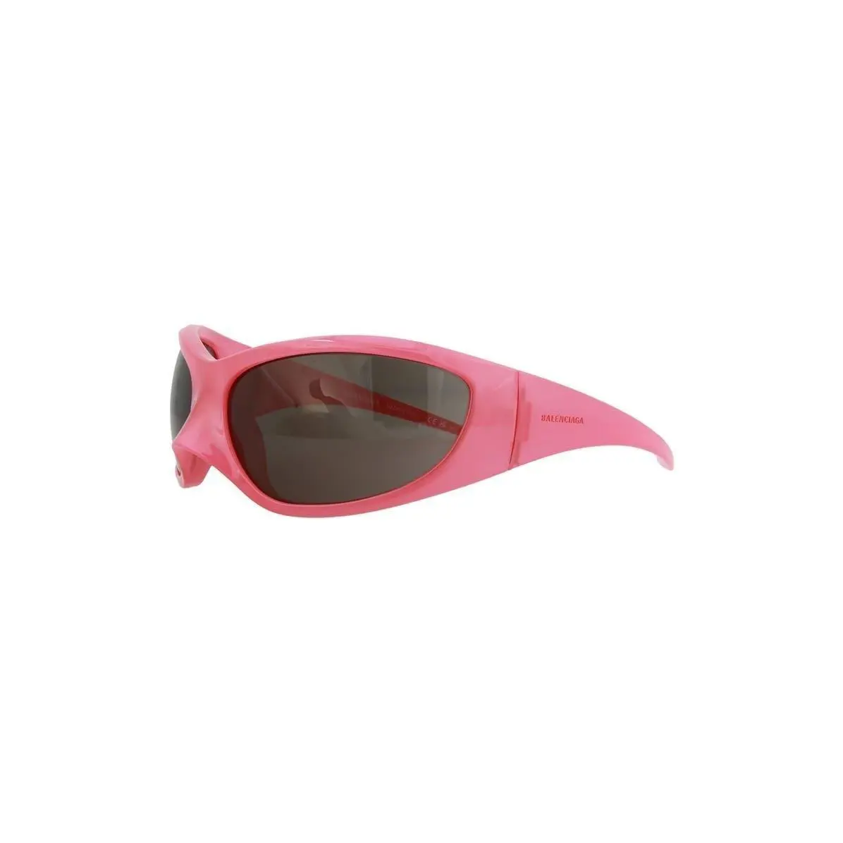 Balenciaga Women 80mm Wrap Sunglasses Pink Pink Grey
