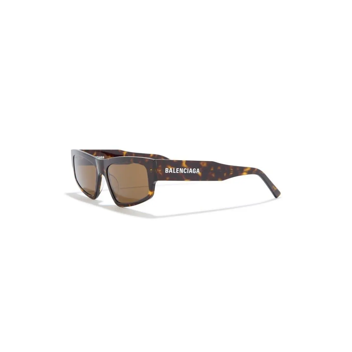 Balenciaga Women 56mm Rectangle Sunglasses Havana Havana Brown