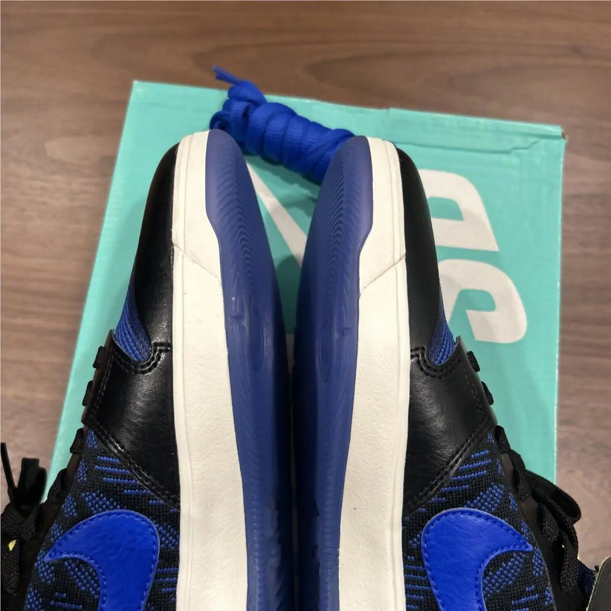 Nike shoes - Nike Sb Dunk High Elite - 918287-041 - Black/Racer Blue-Sail (UPC: 888977131077) 9