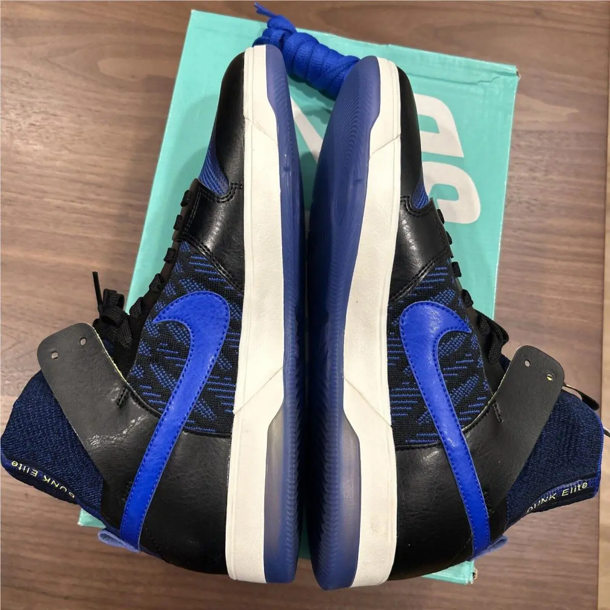 Nike shoes - Nike Sb Dunk High Elite - 918287-041 - Black/Racer Blue-Sail (UPC: 888977131077) 1