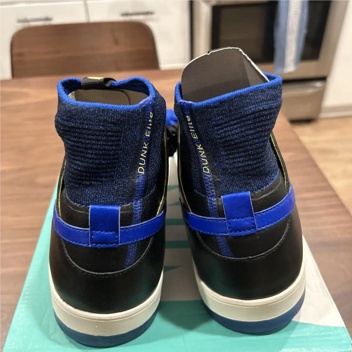 Nike shoes - Nike Sb Dunk High Elite - 918287-041 - Black/Racer Blue-Sail (UPC: 888977131077) 5