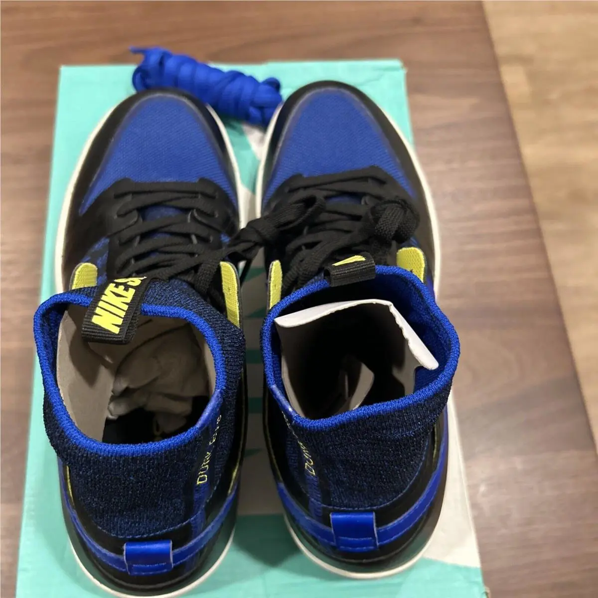 Nike shoes - Nike Sb Dunk High Elite - 918287-041 - Black/Racer Blue-Sail (UPC: 888977131077) 7