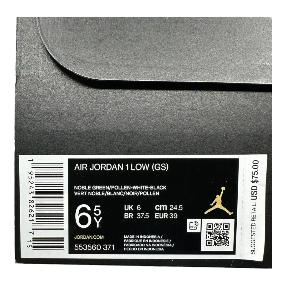 Nike shoes - Air Jordan 1 - Air - 553560-371 - Green (UPC: 195243826217) 7