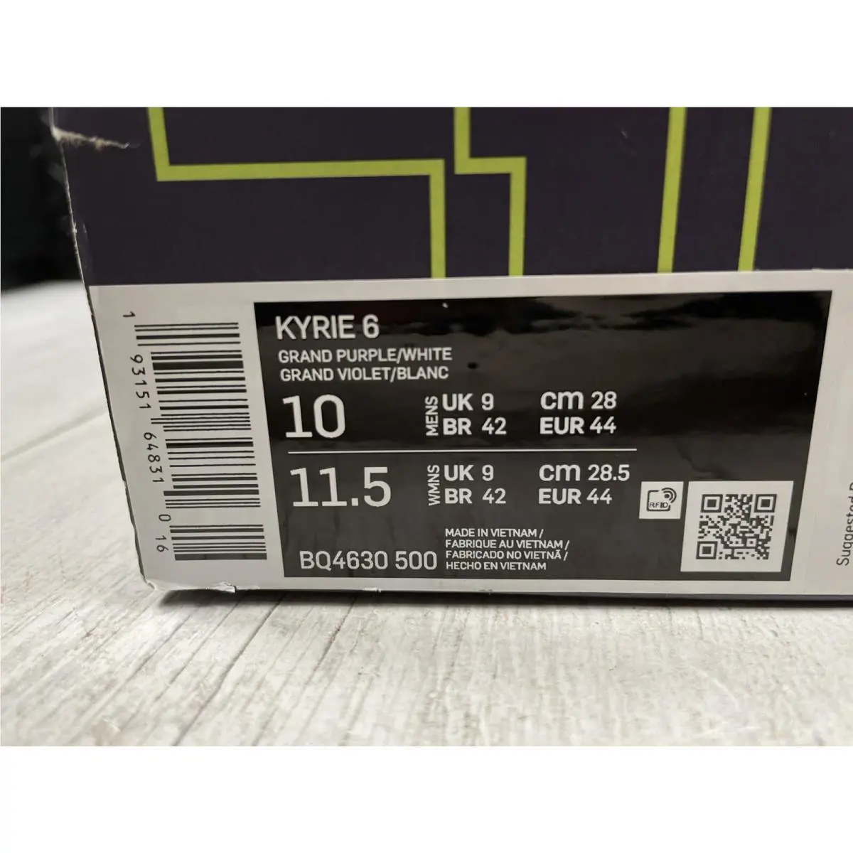 Nike shoes - Nike Kyrie 6 - Kyrie - BQ4630-500 - Purple (UPC: 0193151648310) 10