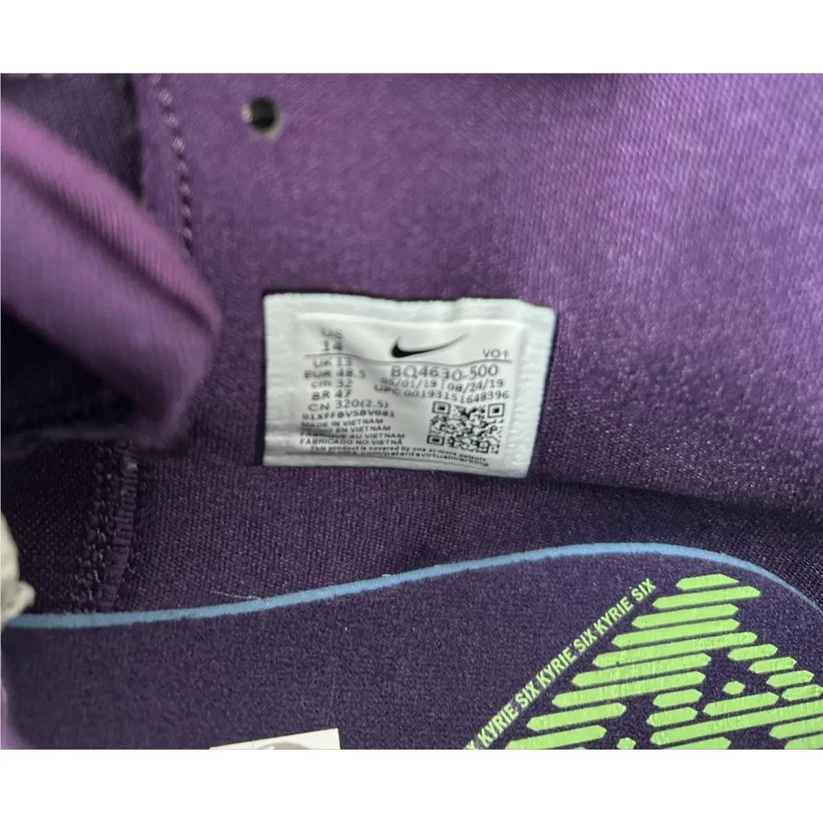 Nike shoes - Nike Kyrie 6 - Kyrie - BQ4630-500 - Purple (UPC: 0193151648310) 9