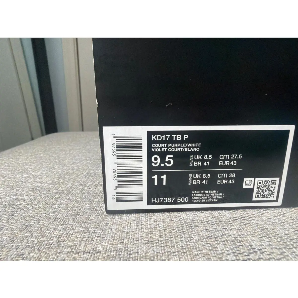 Nike shoes - Nike KD 17 - HJ7387-500 - Purple 12