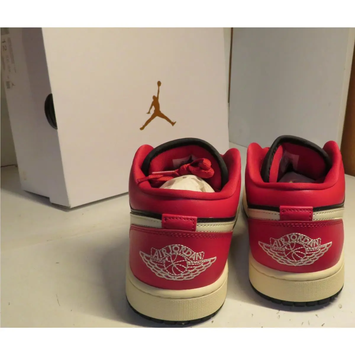 Nike shoes - Air Jordan 1 Low - Air Low - DC0774 605 - Red 9