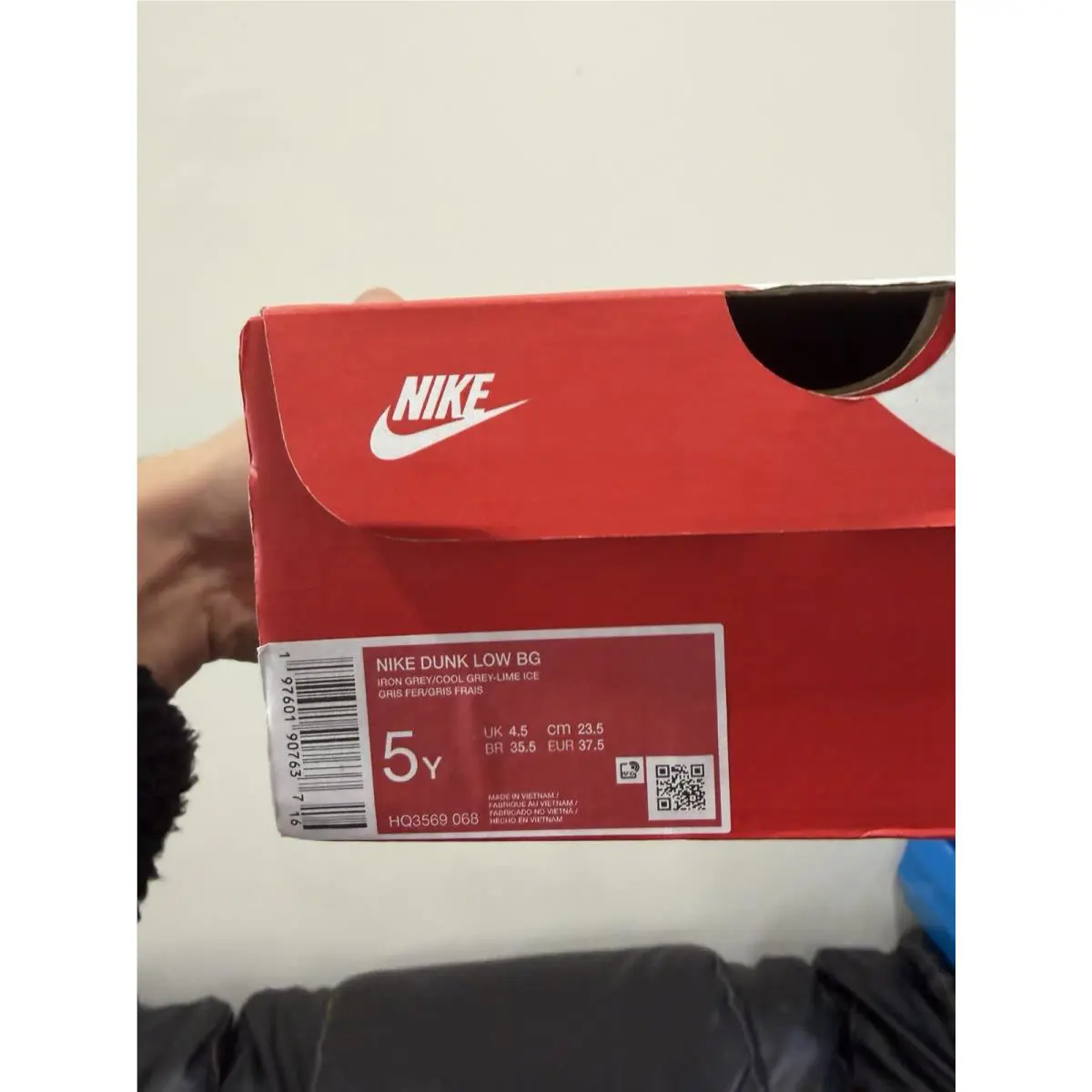 Nike shoes - Nike Dunk Low BG - Dunk Low - HQ3569-06 - Gray (UPC: 0197601902496) 7