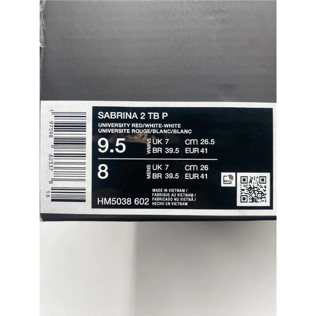 Nike shoes - Nike Sabrina 2 TB P University Red/White - HM5038-602 - Red, White 6
