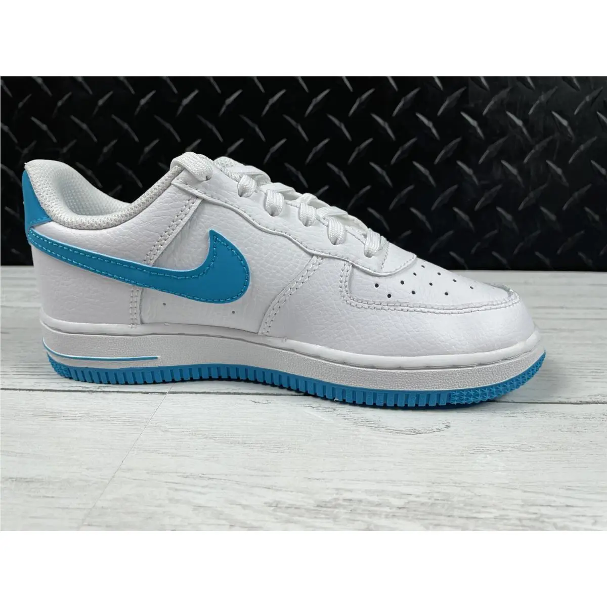 Nike shoes - Nike Air Force 1 - Air Force - DM3355-100 - White, Manufacturer: White & Light Blue Fury 8