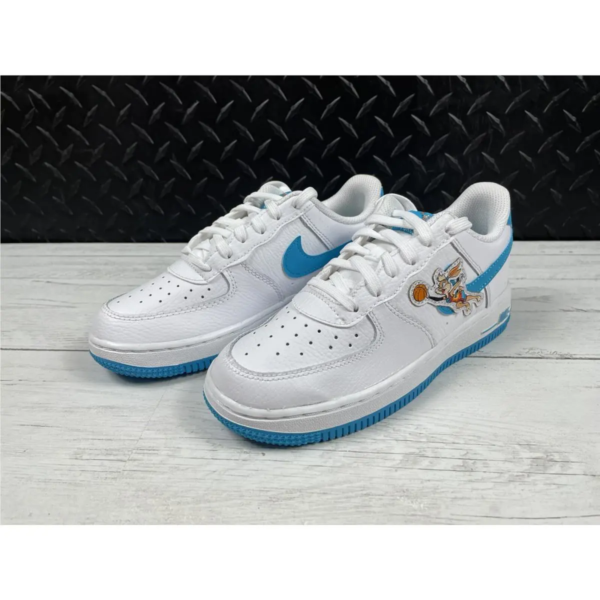 Nike shoes - Nike Air Force 1 - Air Force - DM3355-100 - White, Manufacturer: White & Light Blue Fury 3