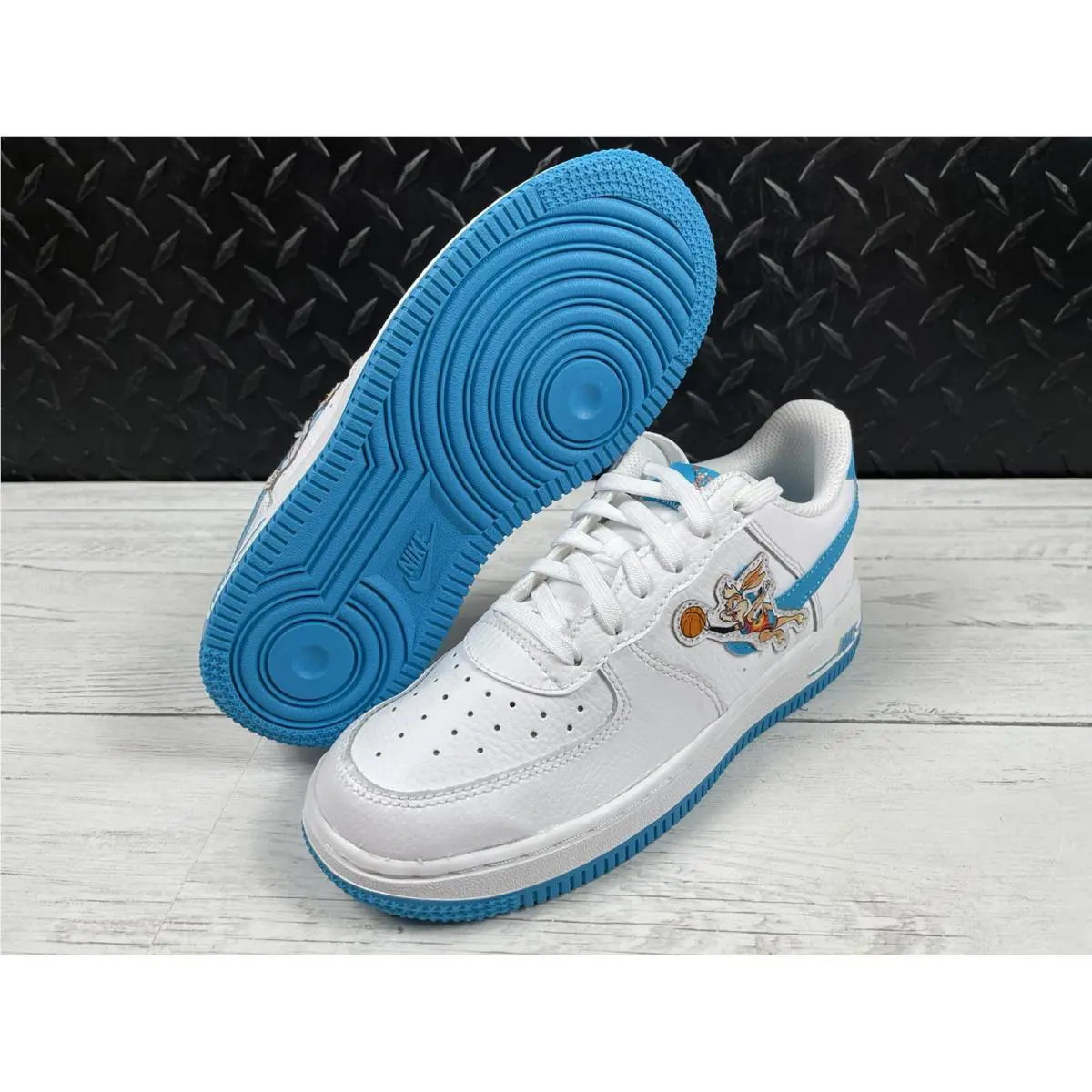 Nike shoes - Nike Air Force 1 - Air Force - DM3355-100 - White, Manufacturer: White & Light Blue Fury 4