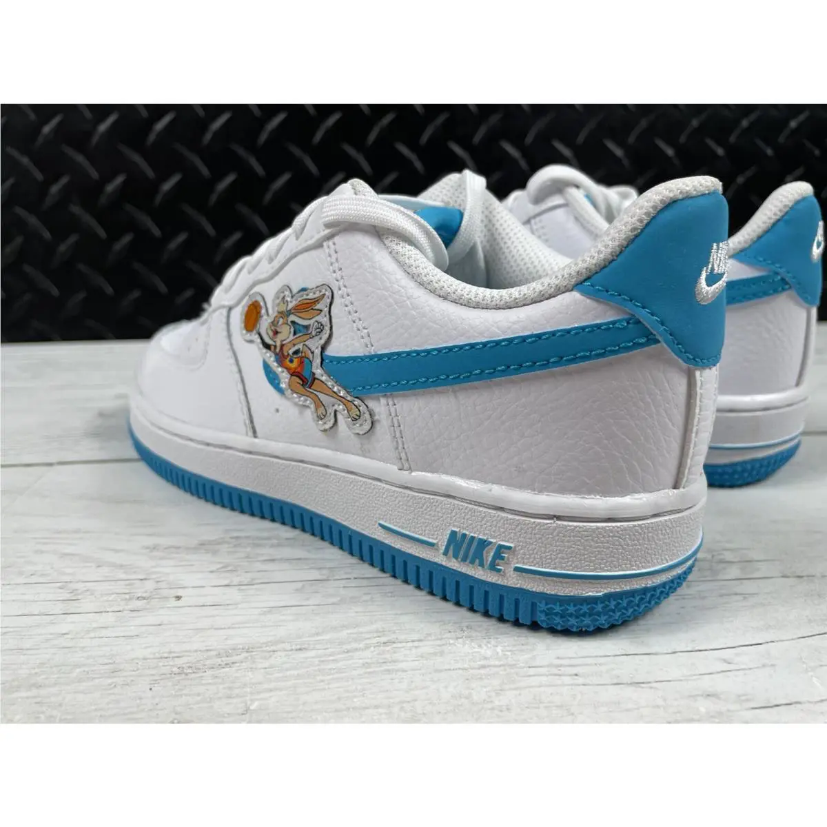 Nike shoes - Nike Air Force 1 - Air Force - DM3355-100 - White, Manufacturer: White & Light Blue Fury 6