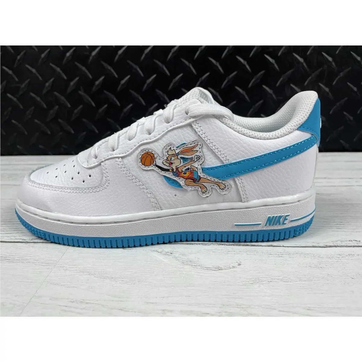 Nike shoes - Nike Air Force 1 - Air Force - DM3355-100 - White, Manufacturer: White & Light Blue Fury 7