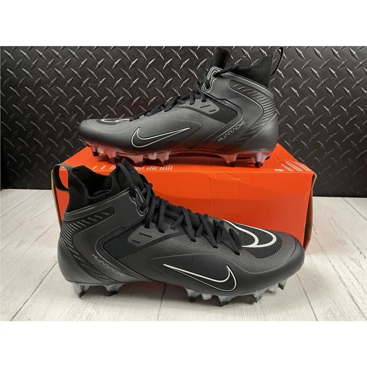 Nike shoes - Nike Alpha Huarache 8 Elite - CW4440-011 - Black (UPC: 0196151843037) 0