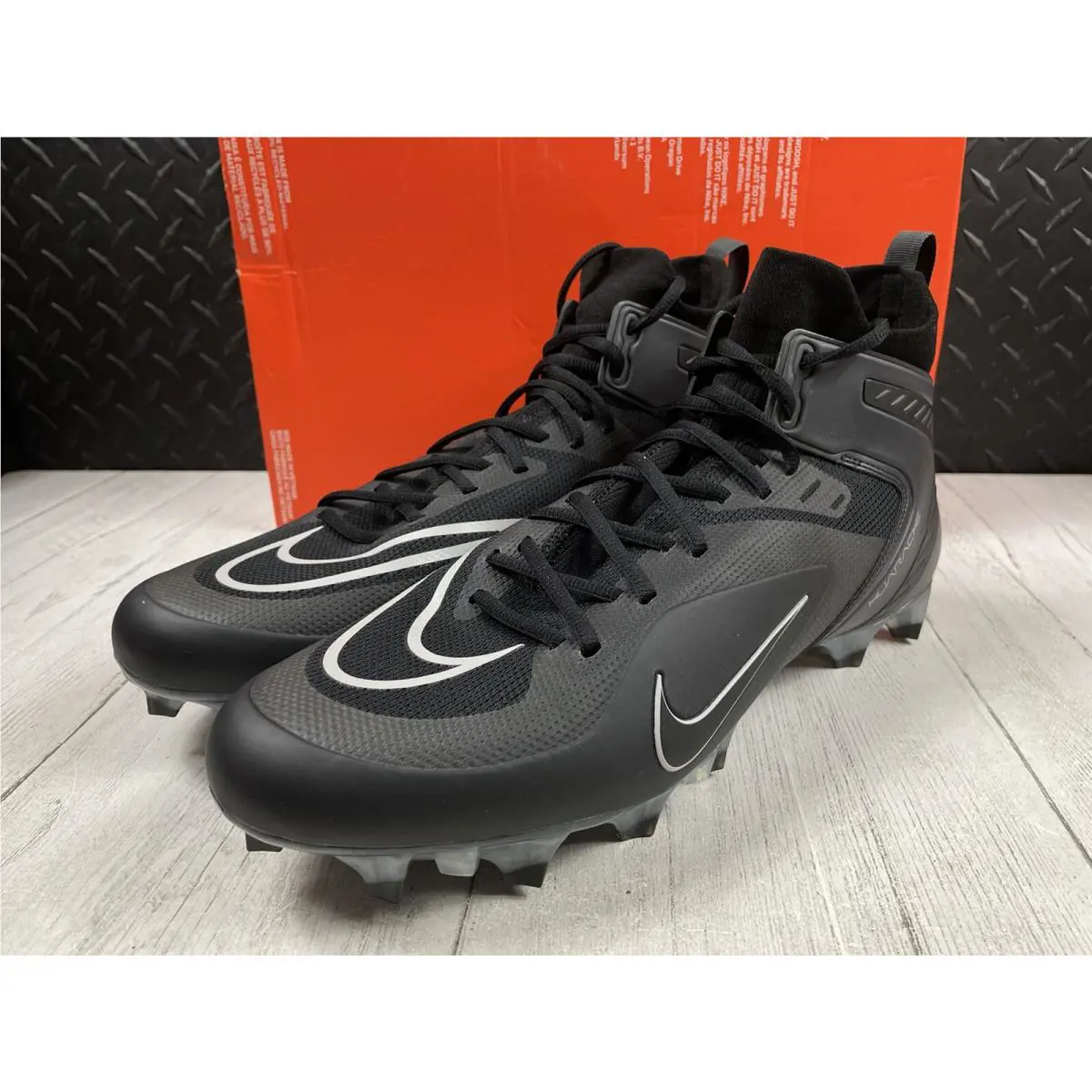 Nike shoes - Nike Alpha Huarache 8 Elite - CW4440-011 - Black (UPC: 0196151843037) 3
