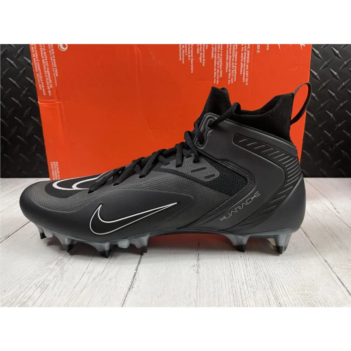 Nike shoes - Nike Alpha Huarache 8 Elite - CW4440-011 - Black (UPC: 0196151843037) 7