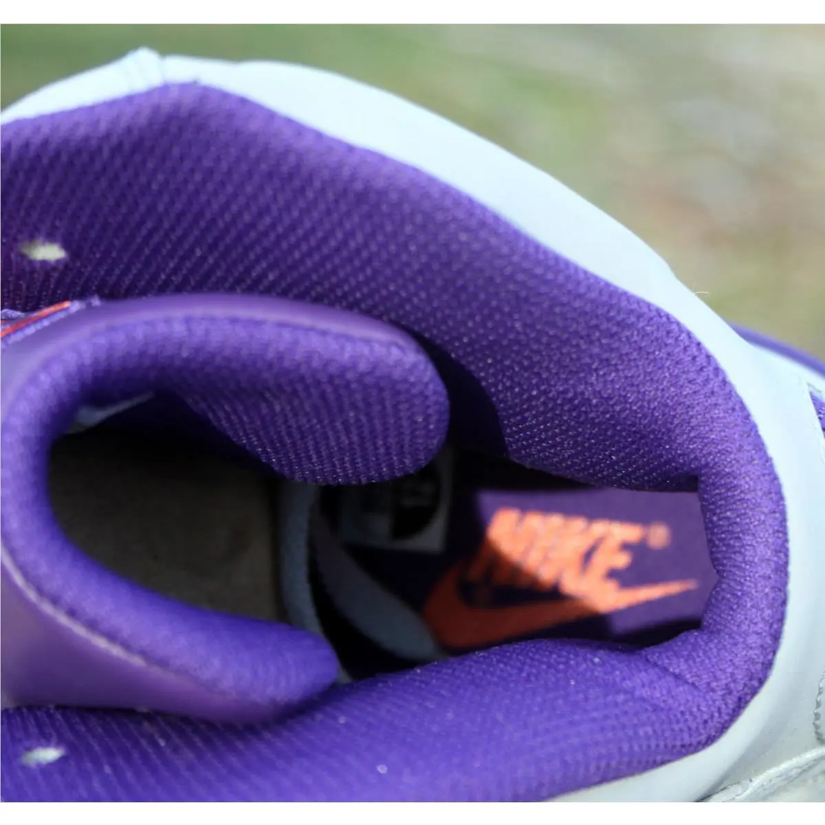 Nike shoes - Nike Air Force 180 Mid - 537330-050 - Wolf grey/court purple/electric orange/white (UPC: 886915912849) 8