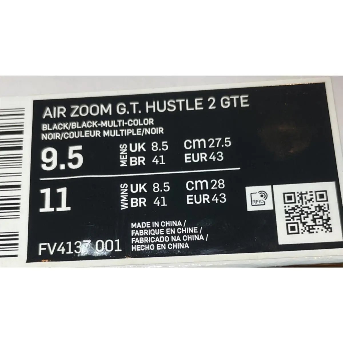 Nike shoes - Nike Air Zoom GT - Air Zoom - FV4139-001 - Black (UPC: 0196969665319) 6