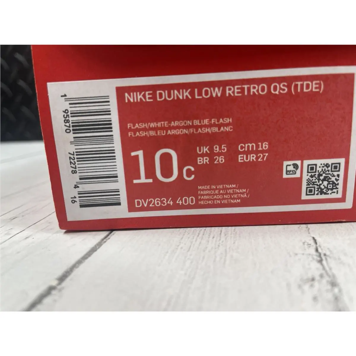 Nike shoes - Dunk Low Retro Qs Tde - Dv2634400 - Blue (UPC: 0195870722784) 10
