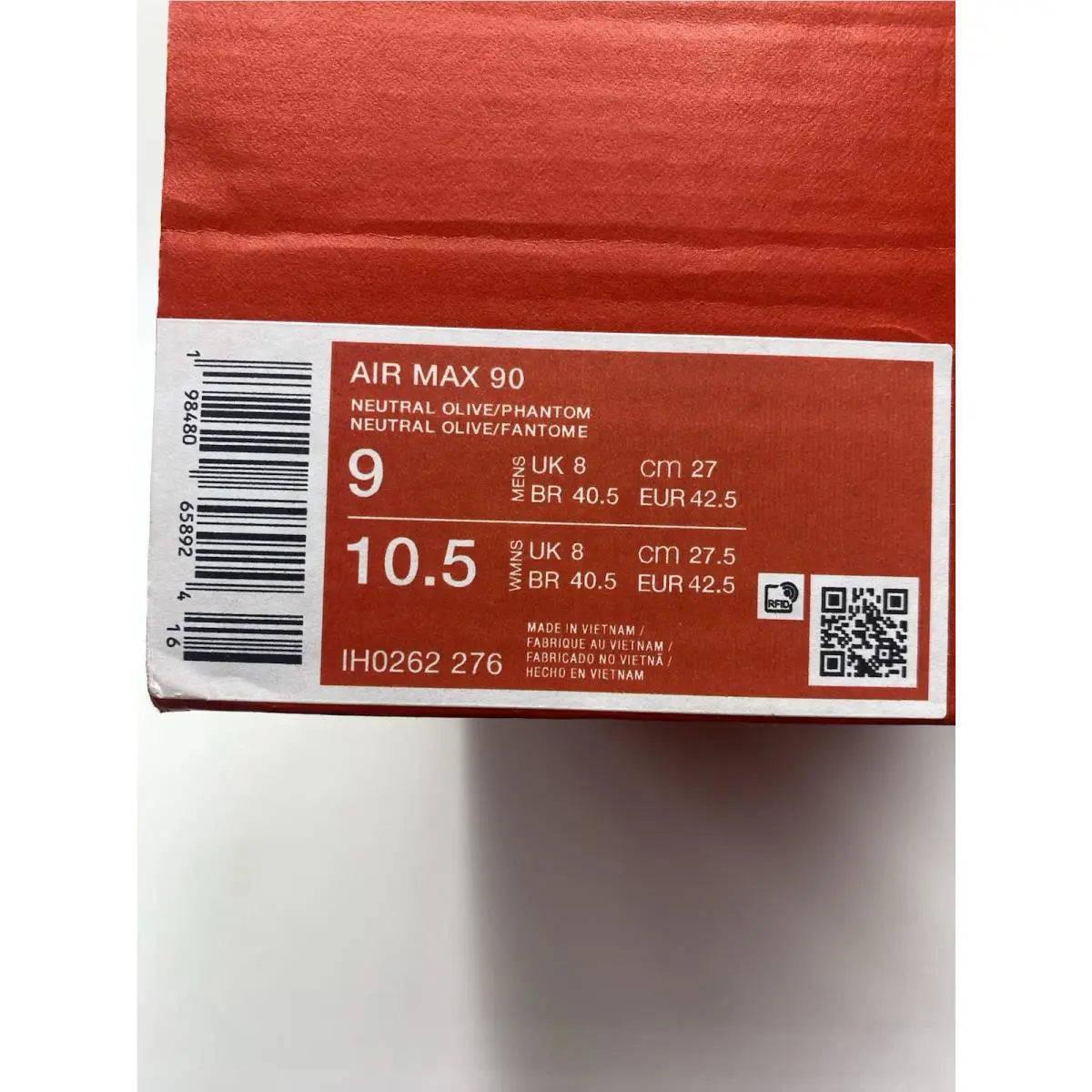 Nike shoes - Nike Air Max 90 - Air Max - IH0262 276 - Neutral Olive Phantom (UPC: 198480658924) 6