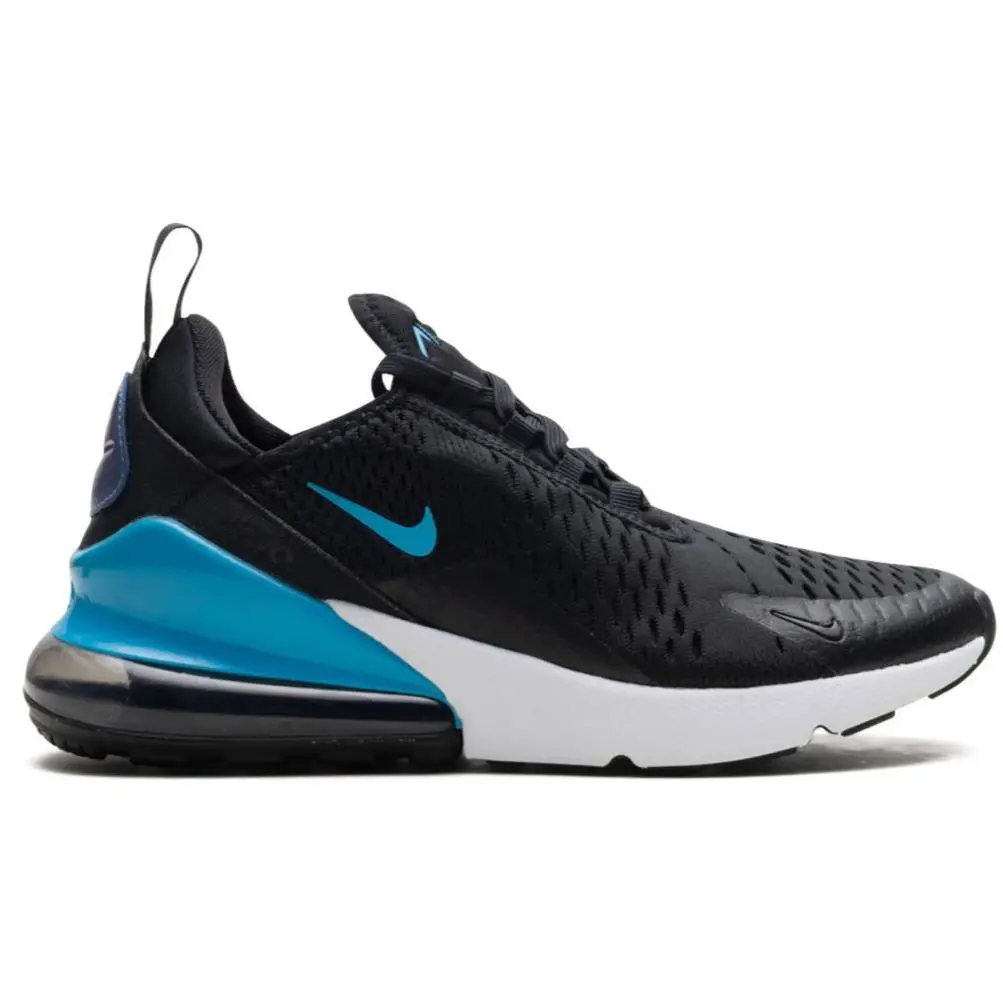 Nike shoes - Nike Air Max 270 - Air Max - Black/Blue with White Sole 3
