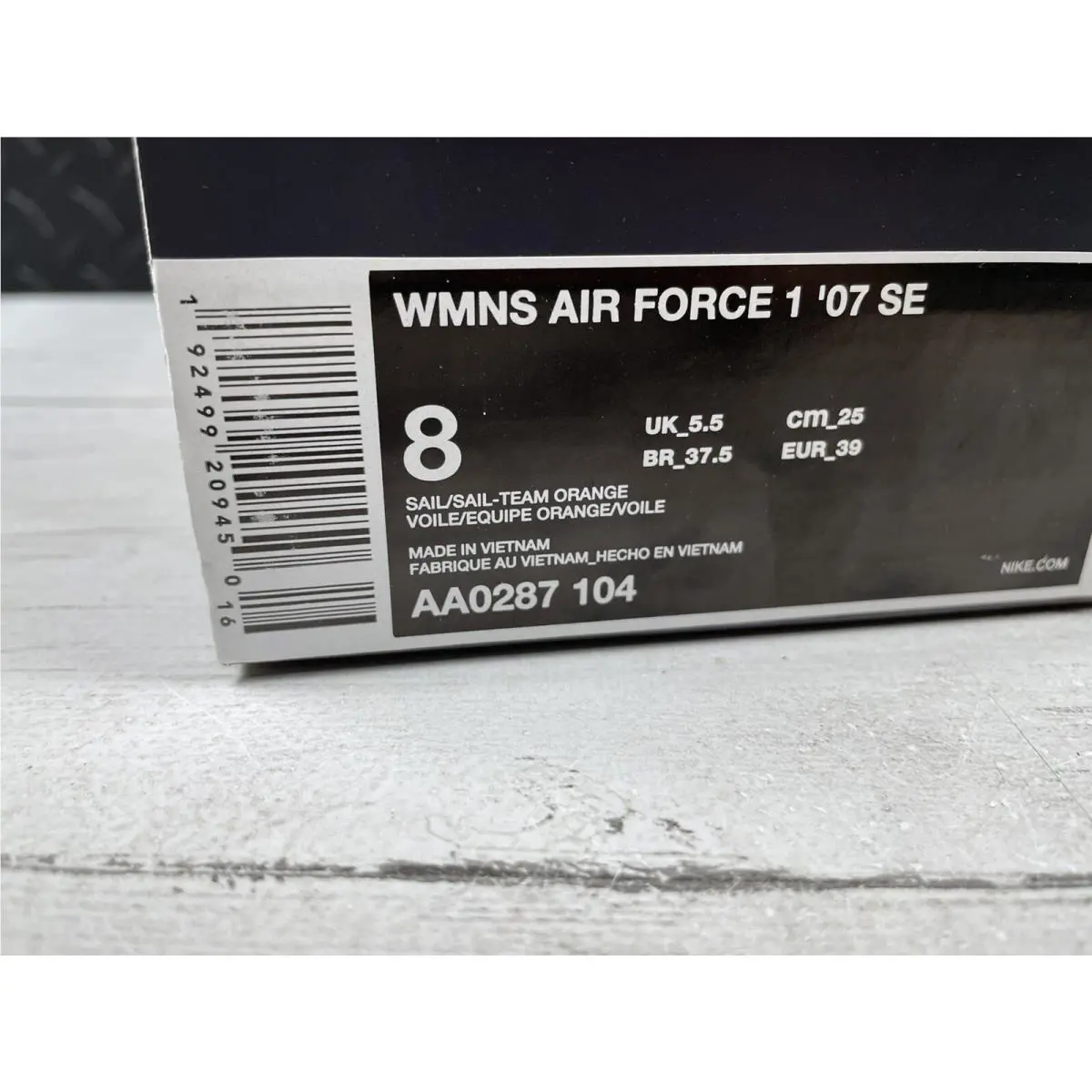 Nike shoes - Nike Air Force 1 - Air Force - AA0287 105 - Orange (UPC: 0192499209450) 10