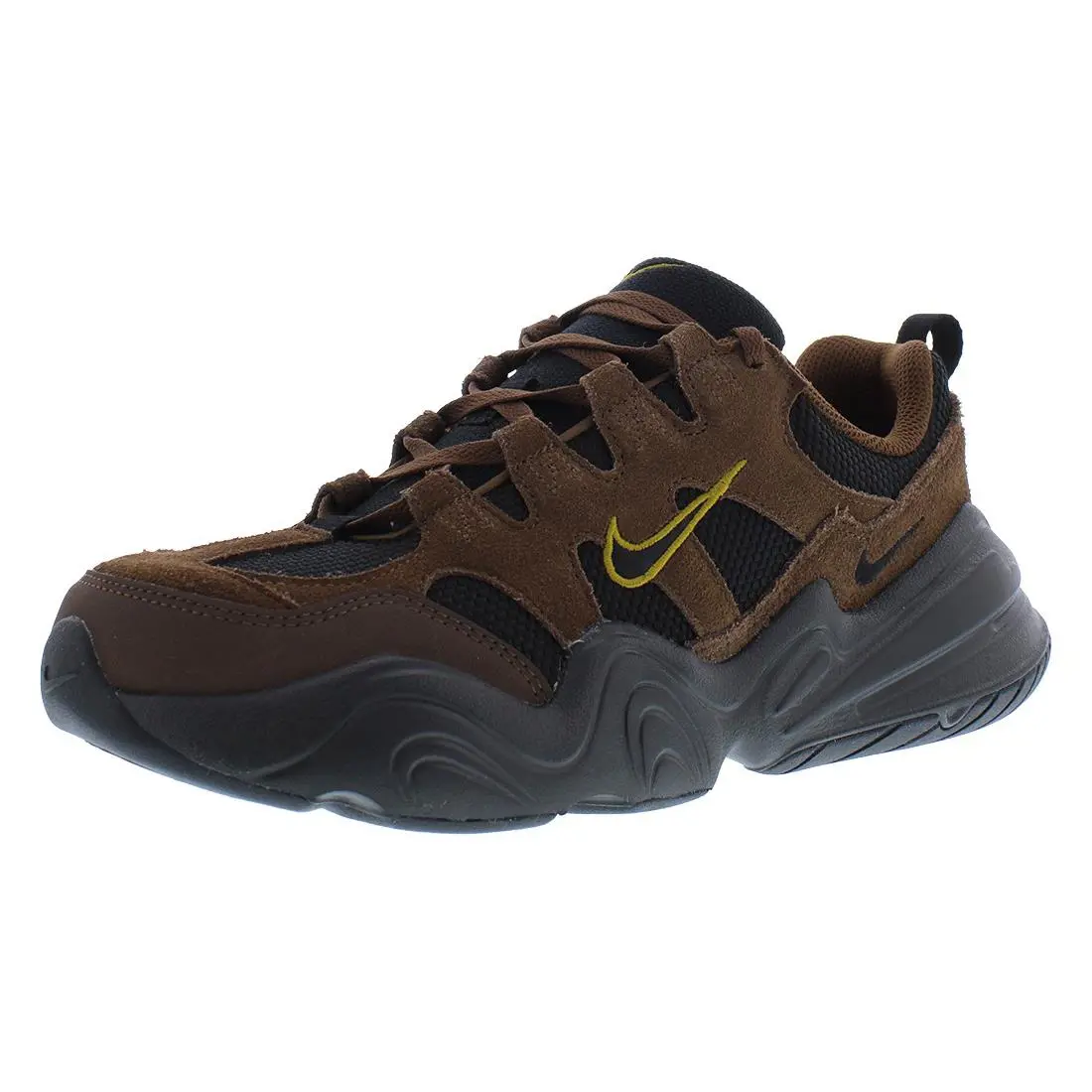 Nike Tech Hera Suede Womens Shoes Size 10 Color: Cacao Wow/black/bronzine - Brown, Main: Brown