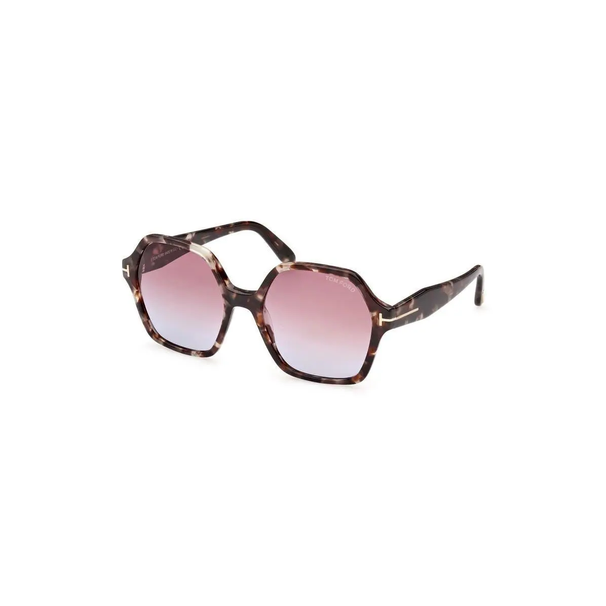 Tom Ford Women 56mm Geometric Sunglasses Colored Havana