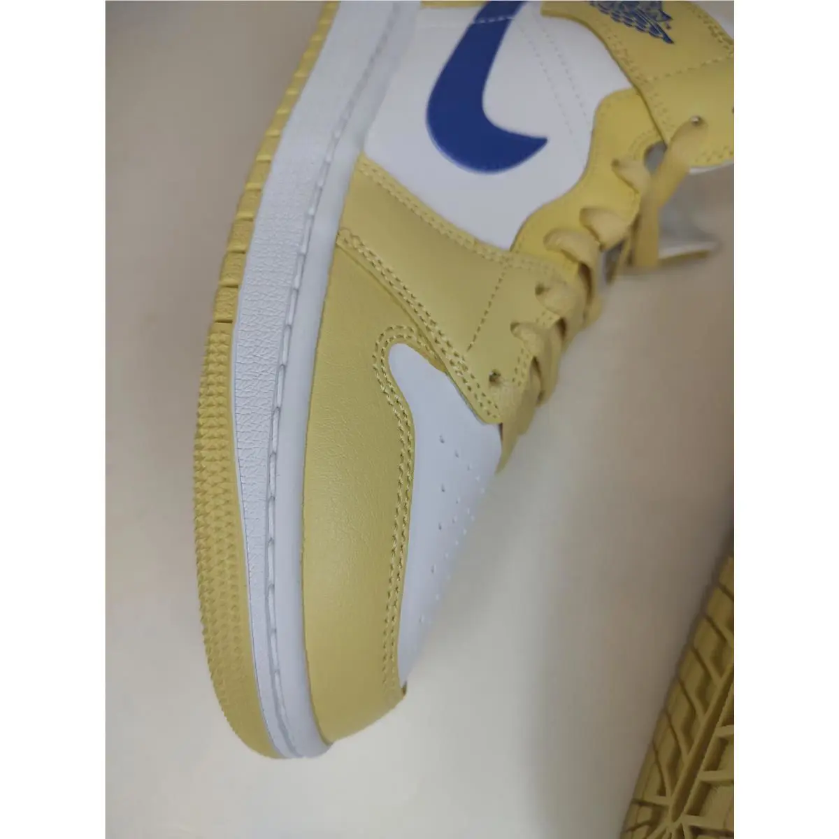 Nike shoes - Air Jordan 1 Mid - Air Mid - BQ6472 - Yellow White Blue 13