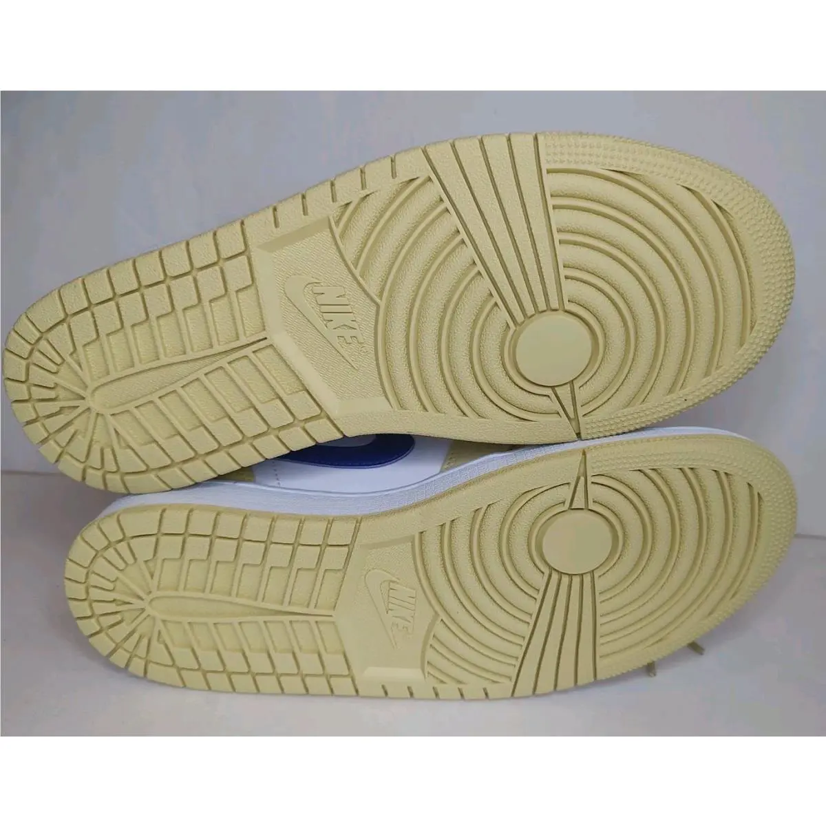 Nike shoes - Air Jordan 1 Mid - Air Mid - BQ6472 - Yellow White Blue 20
