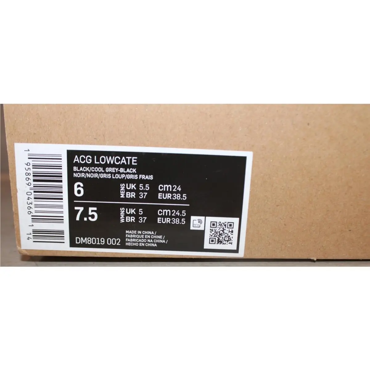 Nike shoes - Nike ACG Lowcate - ACG Lowcate - DM8019-002 - Black 0