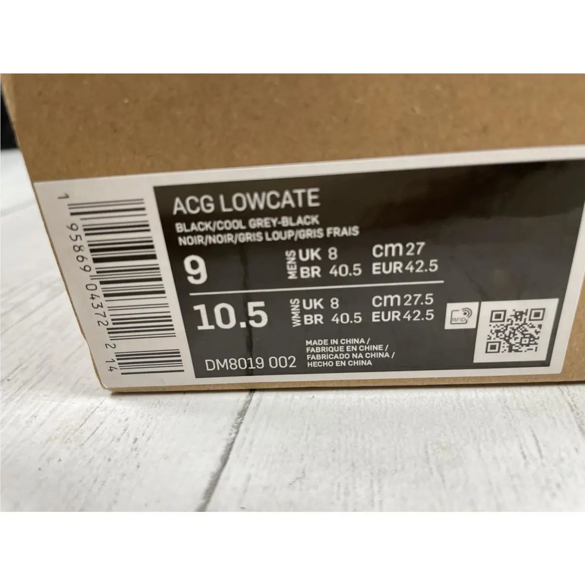 Nike shoes - Nike ACG Lowcate - ACG Lowcate - DM8019-002 - Black 10