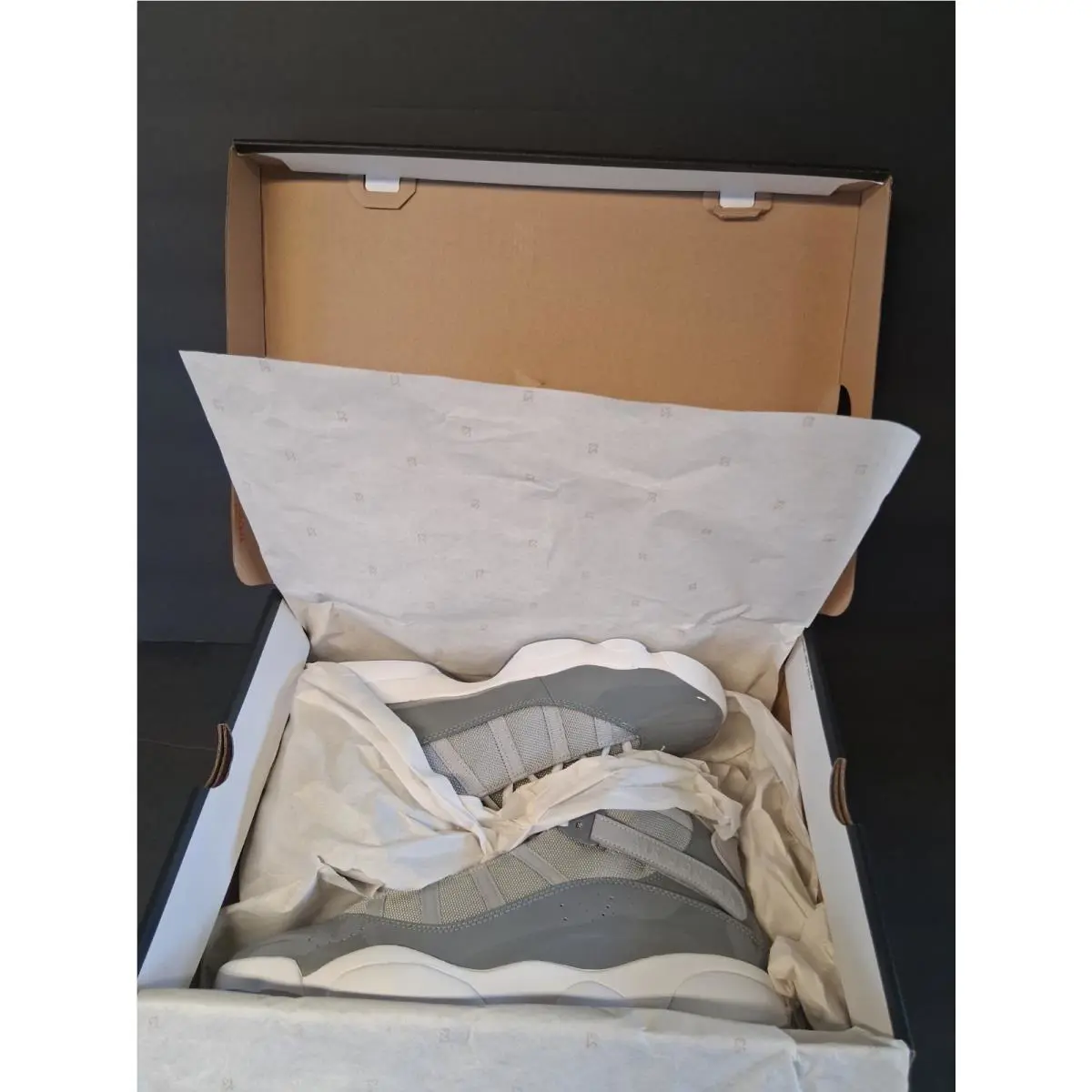 Nike shoes - Air Jordan 6 Rings - Air Rings - 322992-015 - cool grey/ white/ wolf grey 9