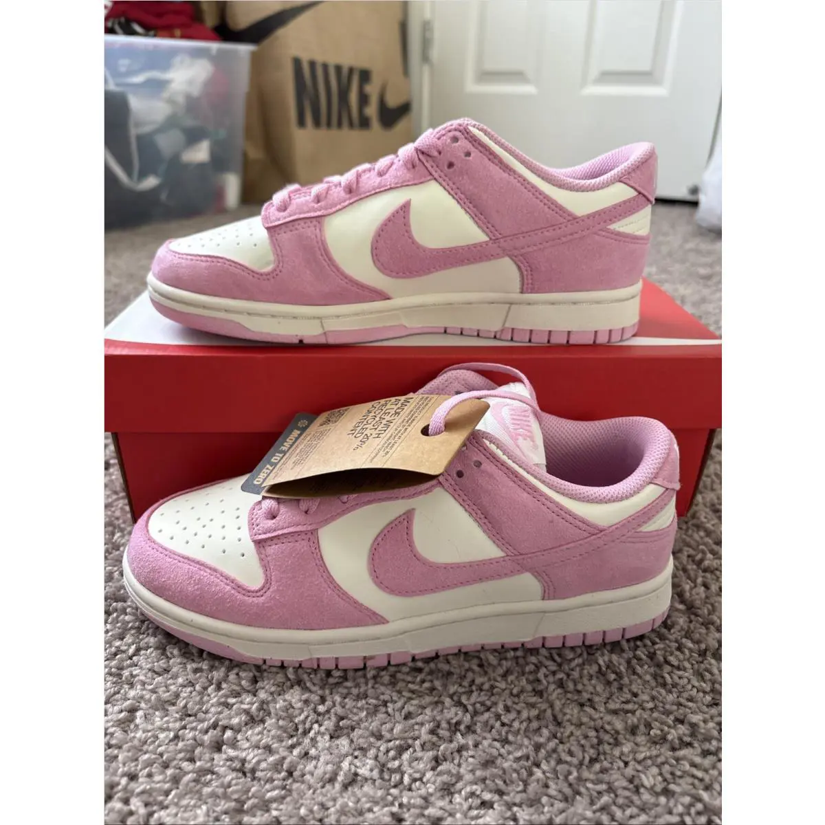 Nike shoes - Nike Dunk Low - Dunk Low - HJ7673-101 - Sail/Pink Rise/Sail 3