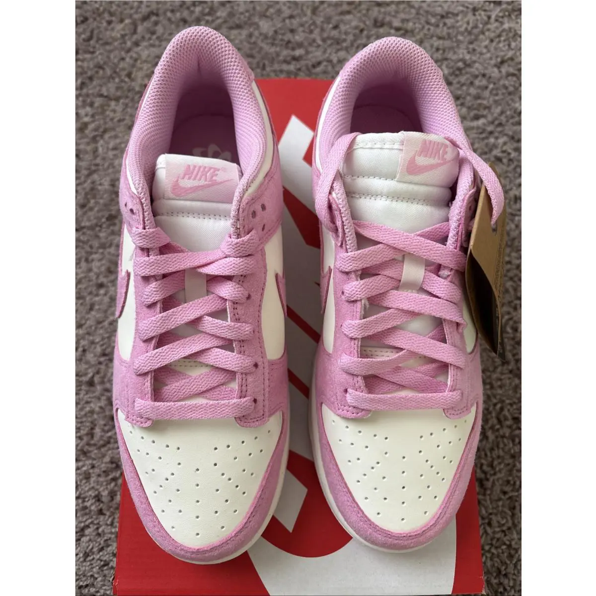 Nike shoes - Nike Dunk Low - Dunk Low - HJ7673-101 - Sail/Pink Rise/Sail 1
