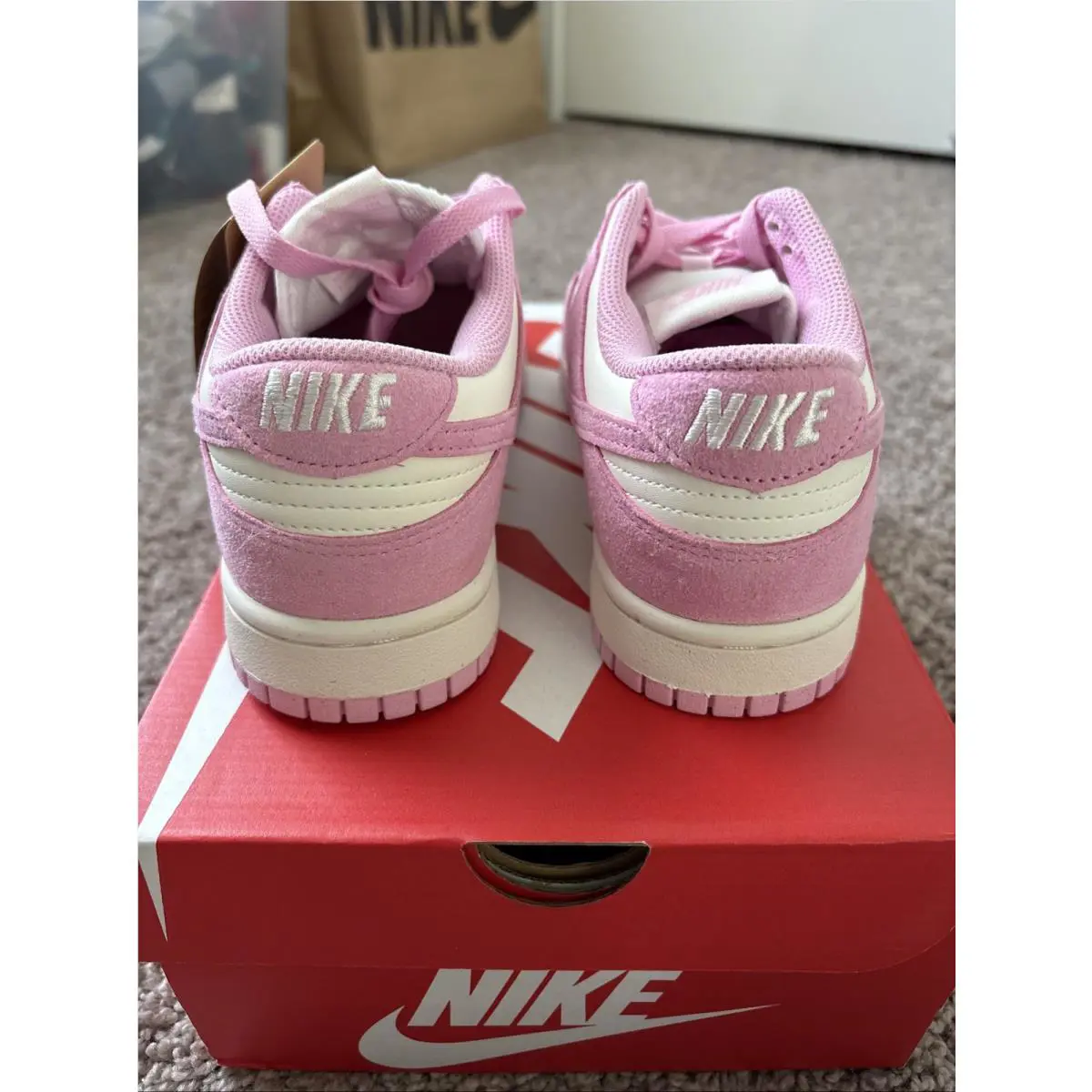 Nike shoes - Nike Dunk Low - Dunk Low - HJ7673-101 - Sail/Pink Rise/Sail 2