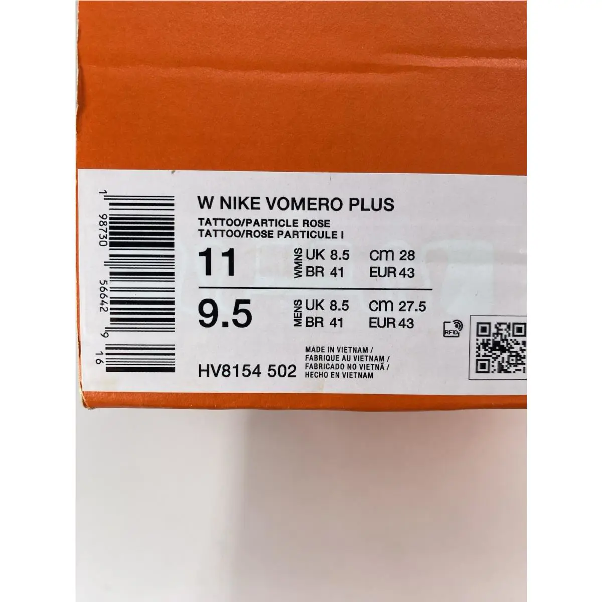 Nike shoes - Nike W Vomero - Vomero - HV8154 502 - Tattoo/Particle Rose (UPC: 198730566429) 8