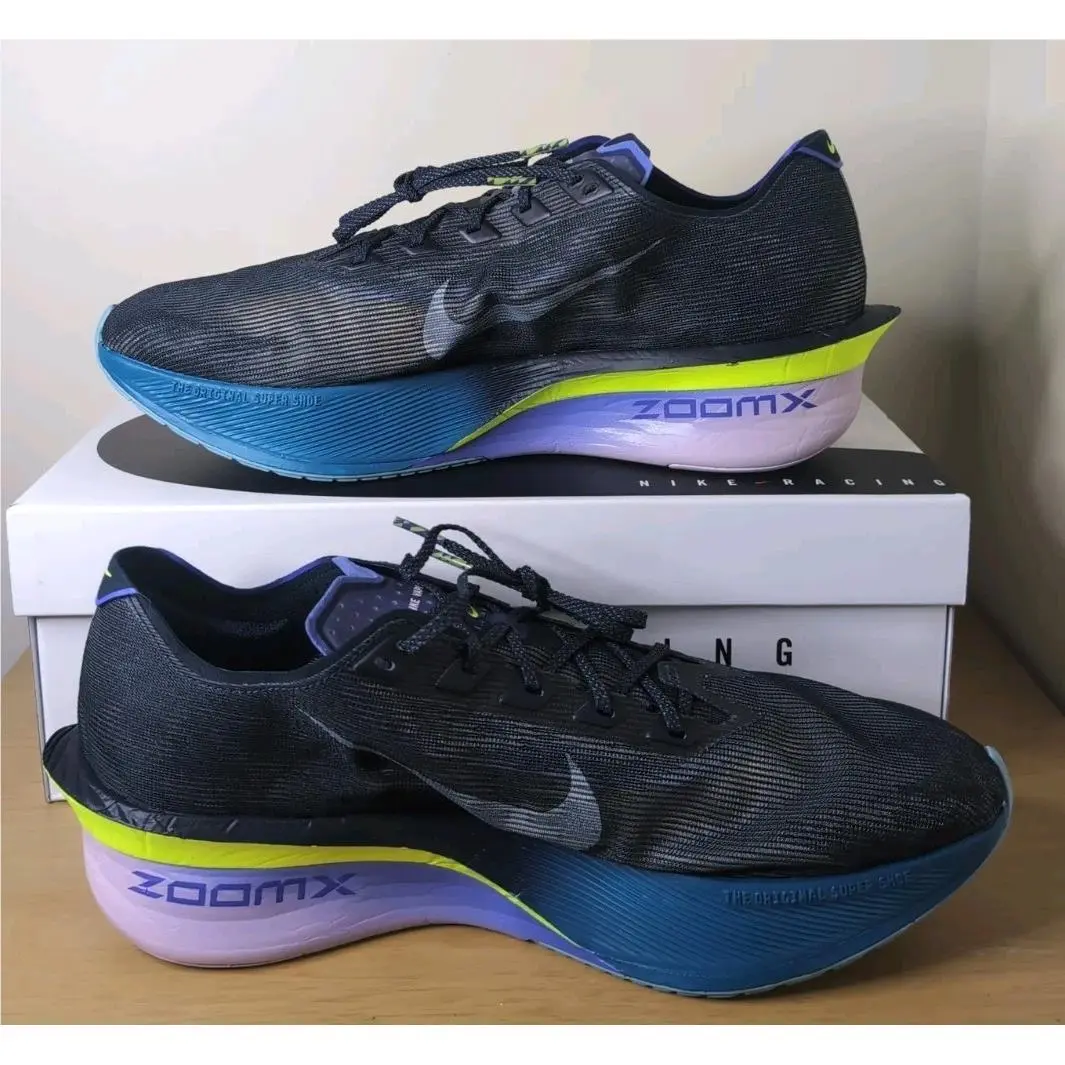 Nike Zoomx Vaporfly Next% 4 Obsidian White Violet HF6414 401 Men`s Sz 13