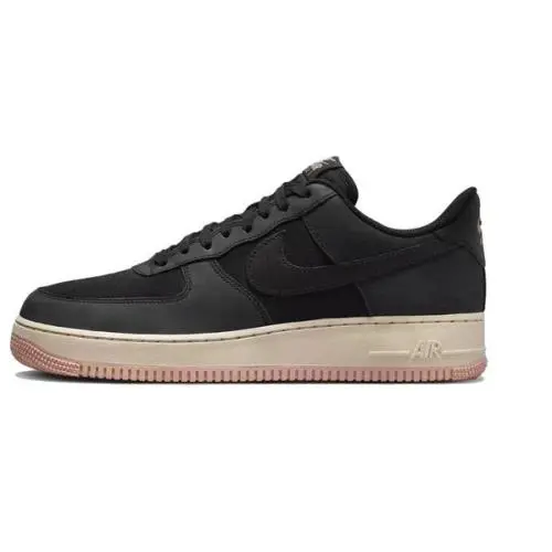 Men`s Nike Air Force 1 `07 LX Black/black-red Stardust FB8876 001 - 13 - Black/Black-Red Stardust